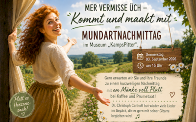 „Wat jöv et Nöes?“ – Der Mundartnachmitttag